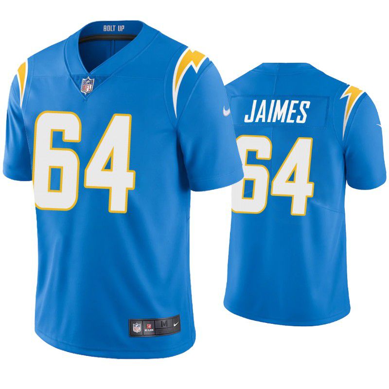 Men Los Angeles Chargers #64 Brenden Jaimes Nike Powder Blue Limited NFL Jersey